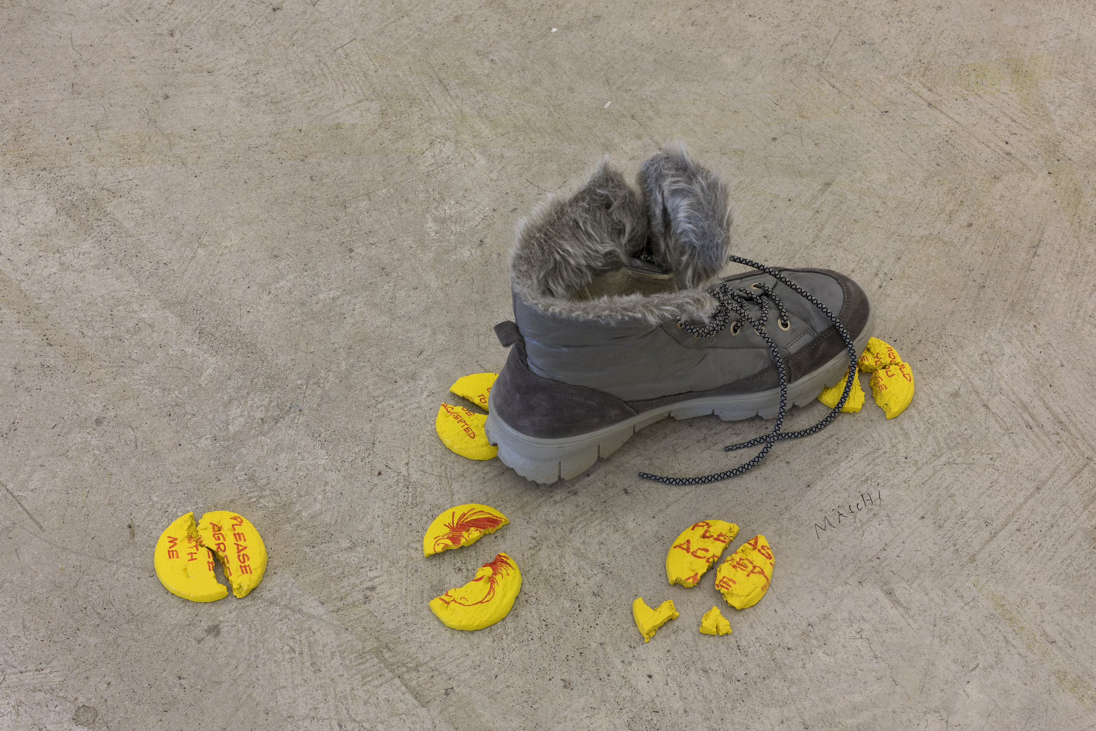 2021 09 Real Life Shoes, Atelierhaus Klingental, Basel — Mäschi — Jeronim Horvat