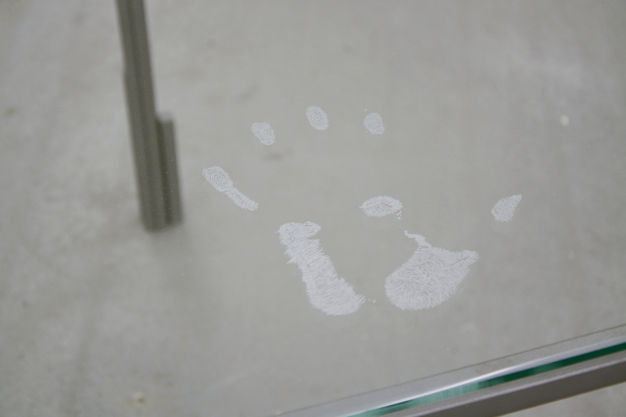 2021 09 Kunsthaus Baselland, Münchenstein — FUD2021DetailHand — Jeronim Horvat